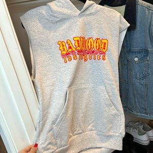 badwood sleeveless hoodie